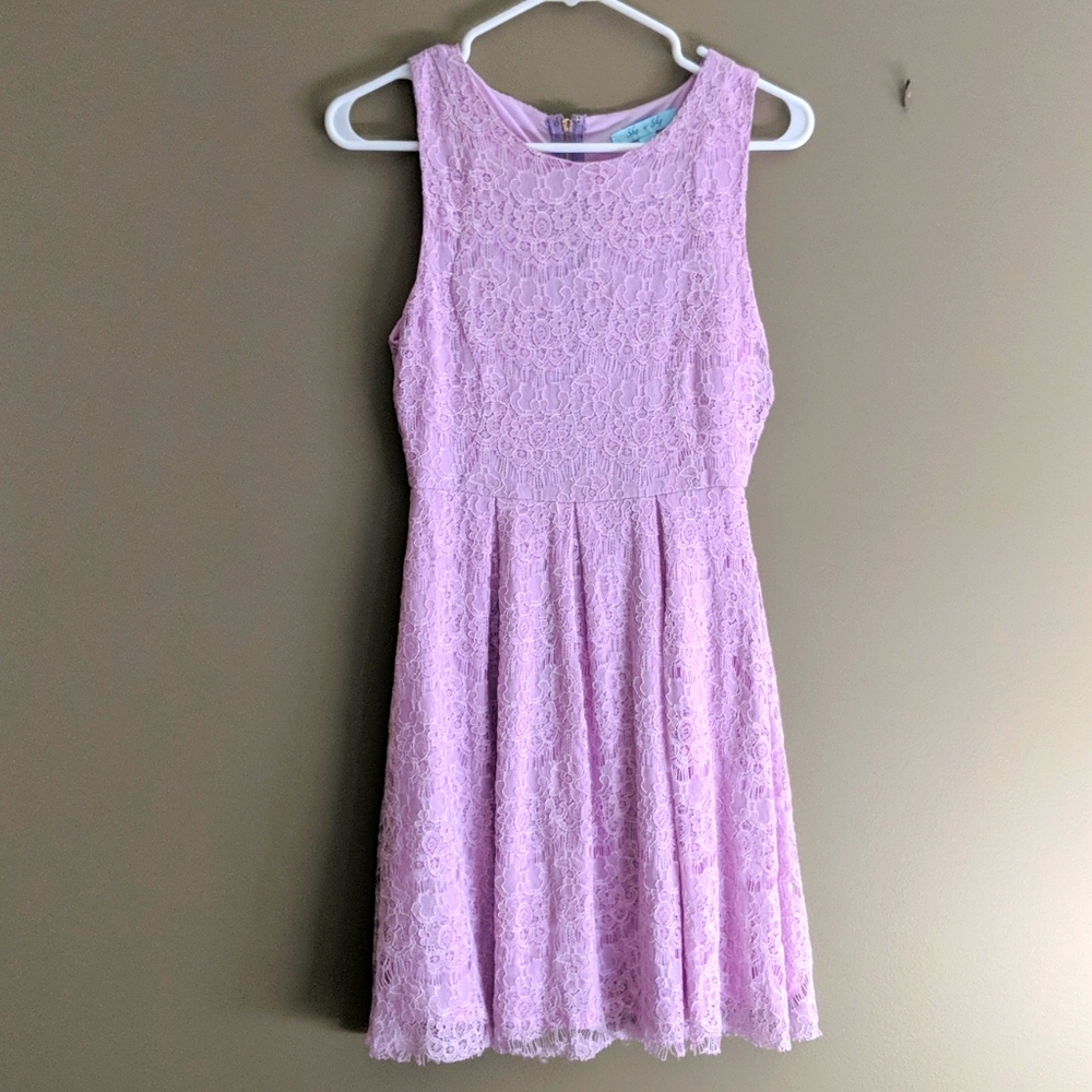 Pretty light purple dress